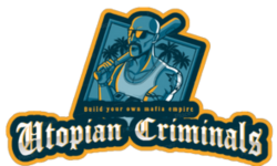 Utopian criminals logo design